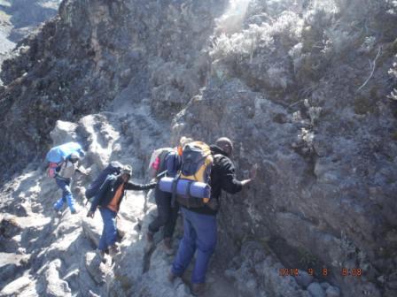 Climb to Uhuru Peak